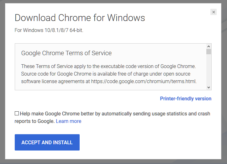 download google chrome offline installer for windows 10 64 bit